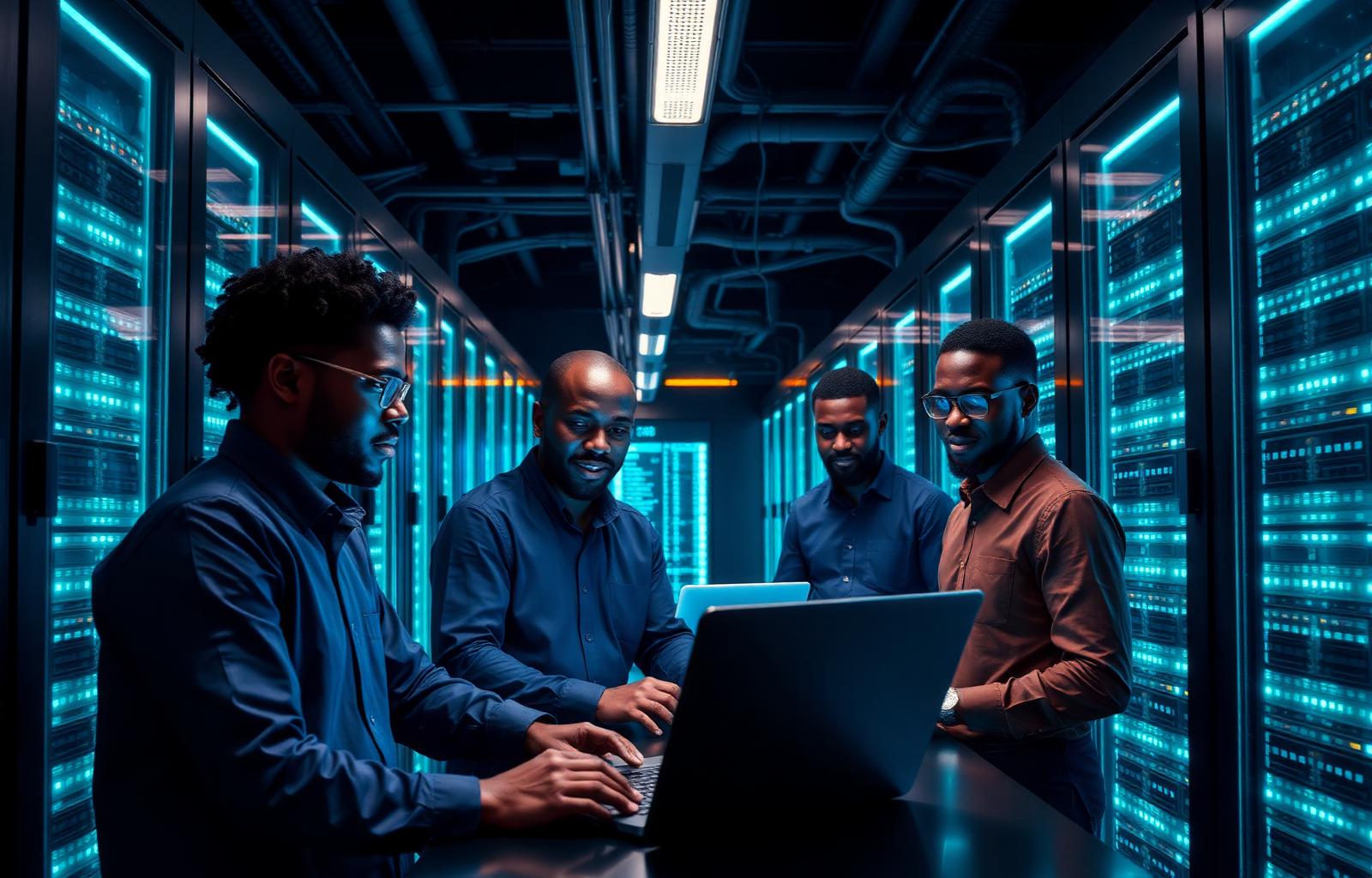 Zeeb Host engineering team in data center